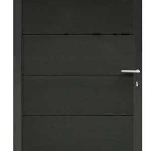 WPC Steckzaun Tor Classico 90x180 cm Anthrazit | V-Line Top-Seller